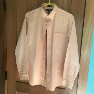 Croft and barrow light orange button up